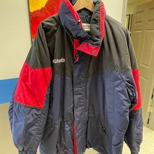 XL Navy blue Columbia winter/ski jacket